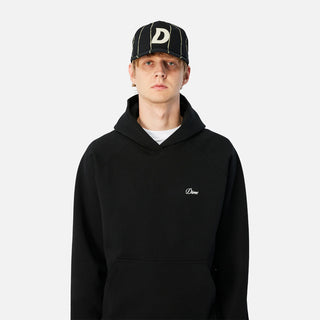 PINSTRIPED WORKER CAP - BLACK