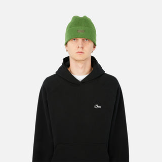 CURSIVE RIB BEANIE - KHAKI