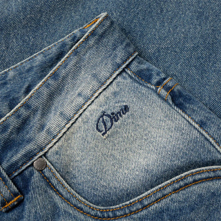 RELAXED DEMIN PANTS - SANDBLASTED INDIGO