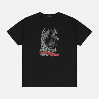 ABSTRACT T-SHIRT - BLACK