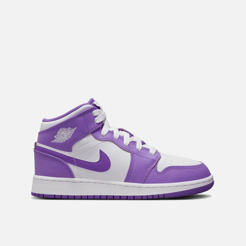 AIR JORDAN 1 MID (GS) "PURPLE VENOM"