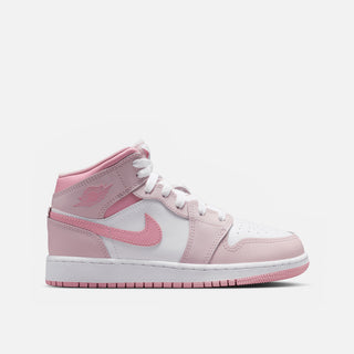 AIR JORDAN 1 MID (GS) - PEARL PINK / MEDIUM SOFT PINK