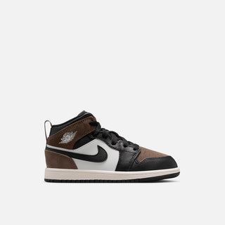 JORDAN 1 MID (PS) - BLACK / PALOMINO