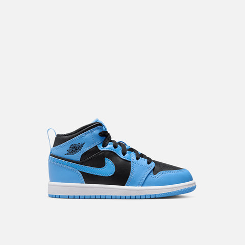 JORDAN 1 MID (PS) - UNIVERSITY BLUE / BLACK