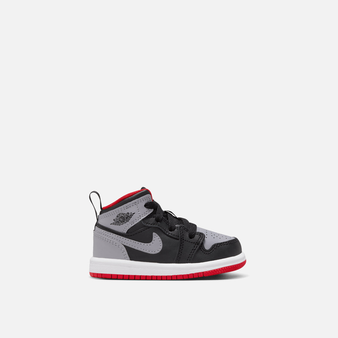 JORDAN MID (TD) BLACK CEMENT GREY FIRE RED - Main Image