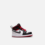 AIR JORDAN 1 MID (TD) - WHITE / GYM RED