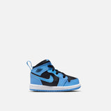 JORDAN 1 MID (TD) - BLUE / BLACK