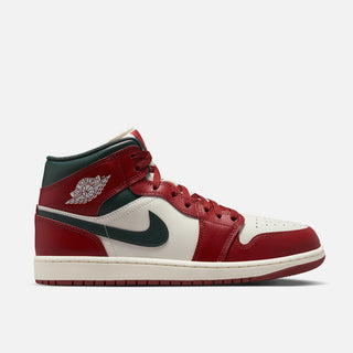 AIR JORDAN 1 MID - REDSTONE / MIDNIGHT GREEN
