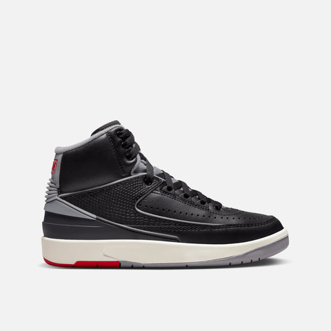 AIR JORDAN 2 RETRO (GS) "BLACK CEMENT"
