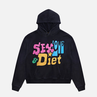 SL&D HOODIE - VINTAGE BLACK