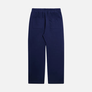 CROCHET PANEL PANT - BLUE