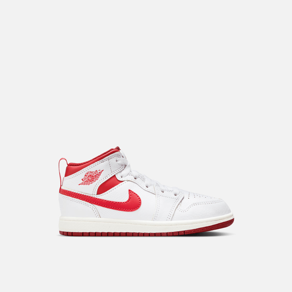 JORDAN 1 MID SE (PS) - WHITE / DUNE RED