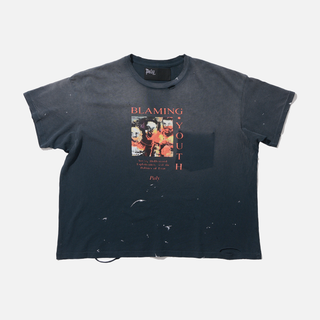 BLAMING YOUTH TEE - BLACK