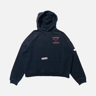 VALLEY OF DOLLS HOODED SWEATSHIRT - BLACK