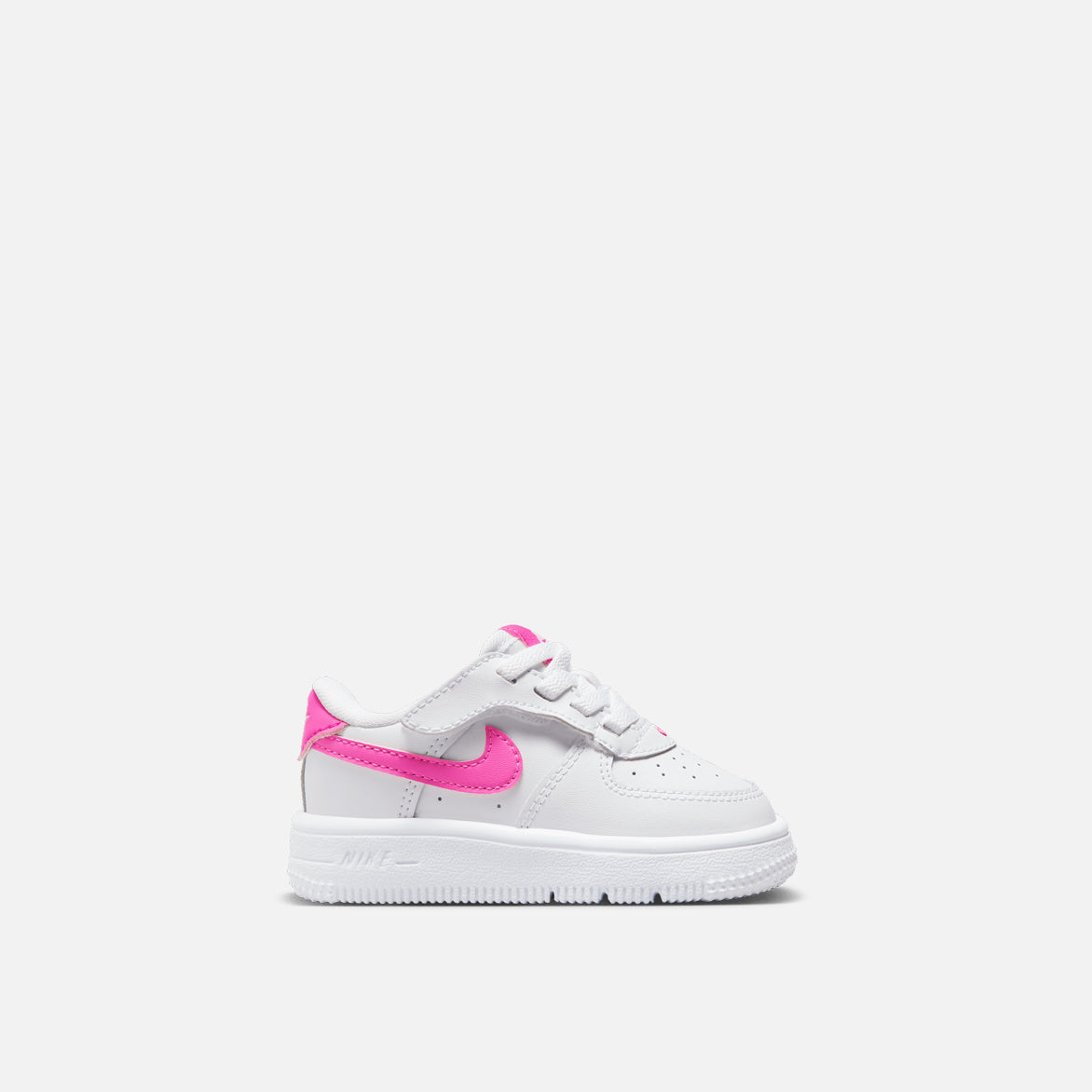 FORCE 1 LOW EASYON (TD) - WHITE / LASER FUCHSIA