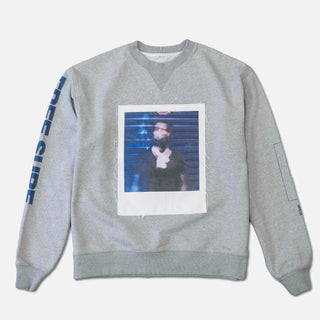 Corner Store x Tsu Surf x 1000WORD$ "FREE SURF" CREW - HEATHER GREY