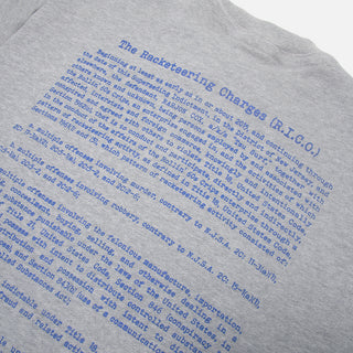 Corner Store x Tsu Surf x 1000WORD$ "FREE SURF" CREW - HEATHER GREY