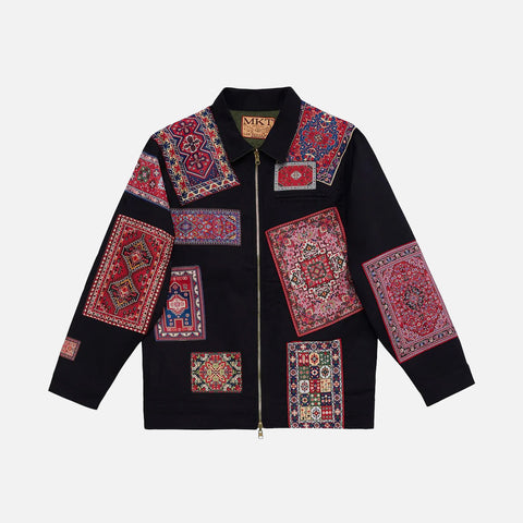 RUG DEALER LABEL JACKET - BLACK