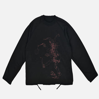 STAR CHILD WAFFLE KNIT - BLACK