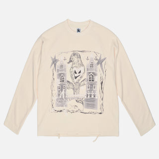 CRYPT CASTLE WAFFLE KNIT - DAIRY