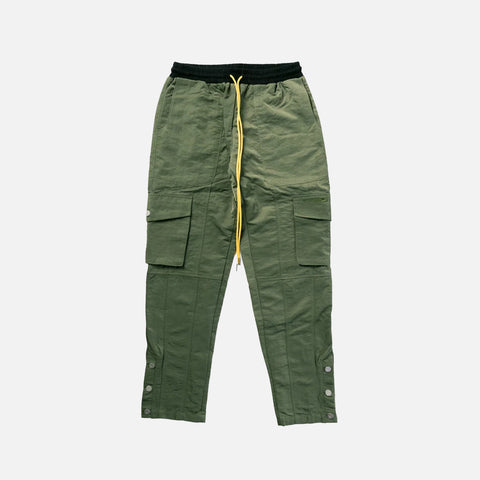 NYLON CARGO PANT - OLIVE