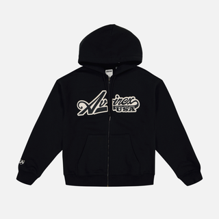 SCRIPT HOODIE - BLACK