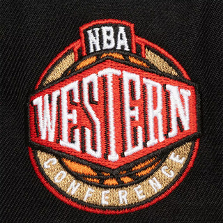 JUST DON X MITCHELL & NESS "I LOVE THIS TEAM" SNAKESKIN STRAPBACK - LAKERS