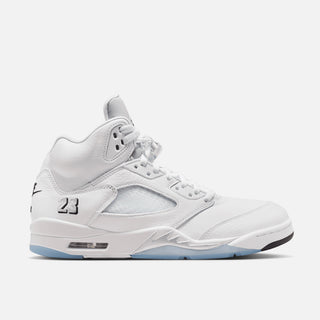 AIR JORDAN 5 RETRO "WHITE METALLIC"