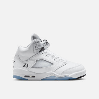 AIR JORDAN 5 RETRO "WHITE METALLIC" (GS)