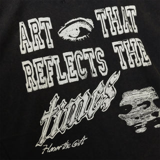 ART THAT REFLECTS TEE - BLACK