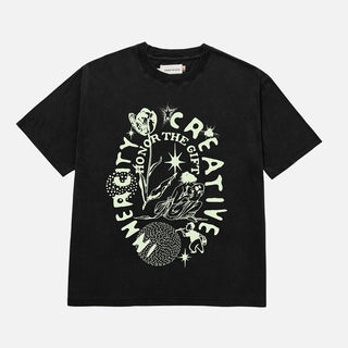 INNER CITY CREATIVE TEE - BLACK