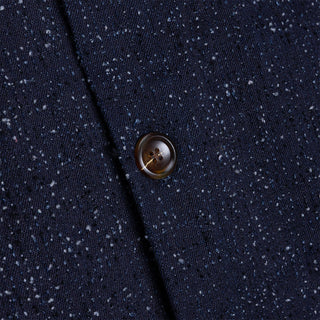 NEP YARN CHACKET JACKET - NAVY