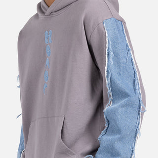 DENIM THE GIFT HOODIE - GREY
