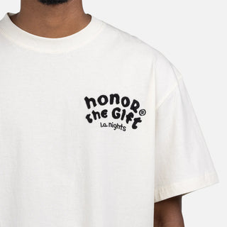 LA NIGHTS TEE - BONE
