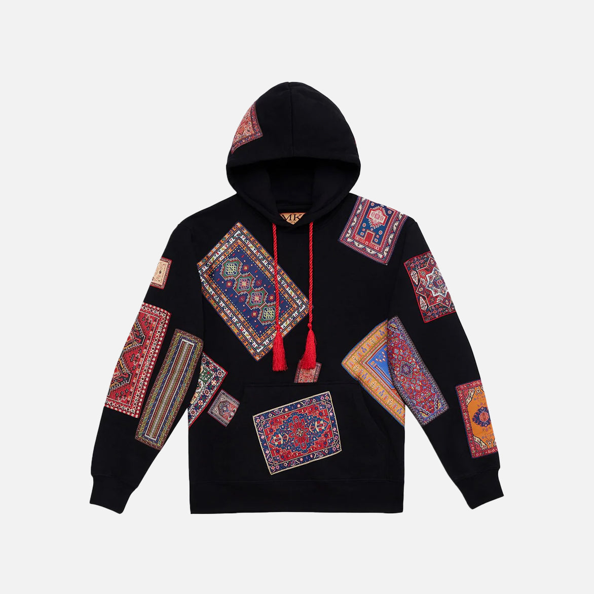 RUG DEALER LABEL HOODIE - BLACK