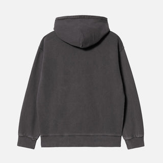 HOODED NELSON SWEAT - BLACK