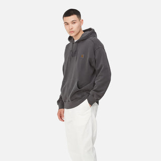 HOODED NELSON SWEAT - BLACK