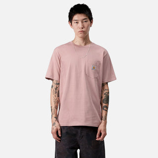 SS POCKET T-SHIRT - GLASSY PINK
