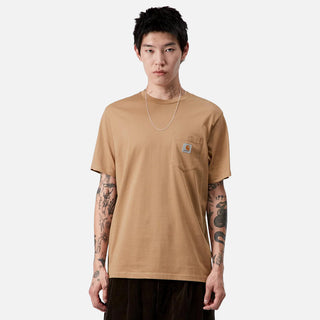 SS POCKET T-SHIRT - PEANUT