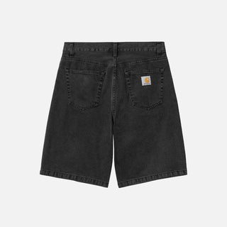 LANDON SHORT - BLACK (STONE WASHED)