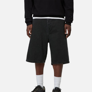 LANDON SHORT - BLACK (STONE WASHED)