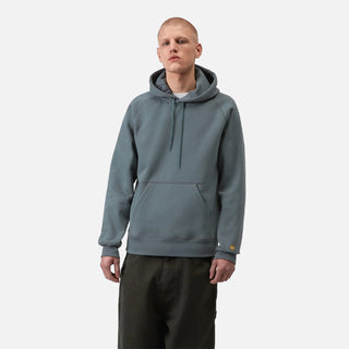 HOODED CHASE SWEAT - COZY BLUE