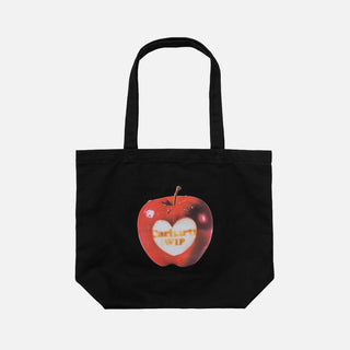 CANVAS GRAPHIC TOTE - BLACK SPOILED PRINT