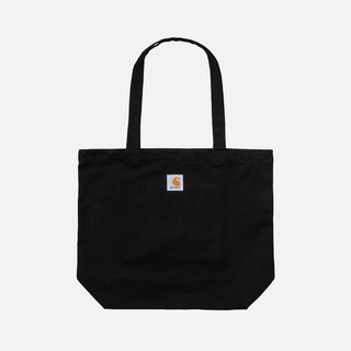 CANVAS GRAPHIC TOTE - BLACK SPOILED PRINT