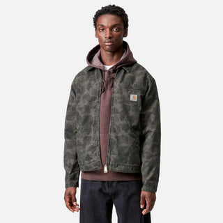 DUCK DETROIT JACKET - GREEN / PORPHYRY CAMO DUCK