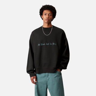 NO PLAY SWEATSHIRT - BLACK