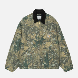 OG DETROIT JACKET (WINTER) - GREEN / BLACK CAMO COMBI