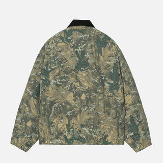 OG DETROIT JACKET (WINTER) - GREEN / BLACK CAMO COMBI