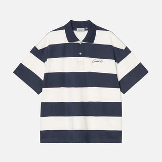 S/S DELRAY POLO - stripe blue