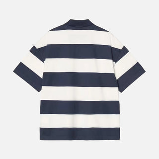 S/S DELRAY POLO - stripe blue